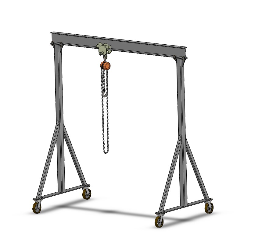 500公斤小型龙门起重机